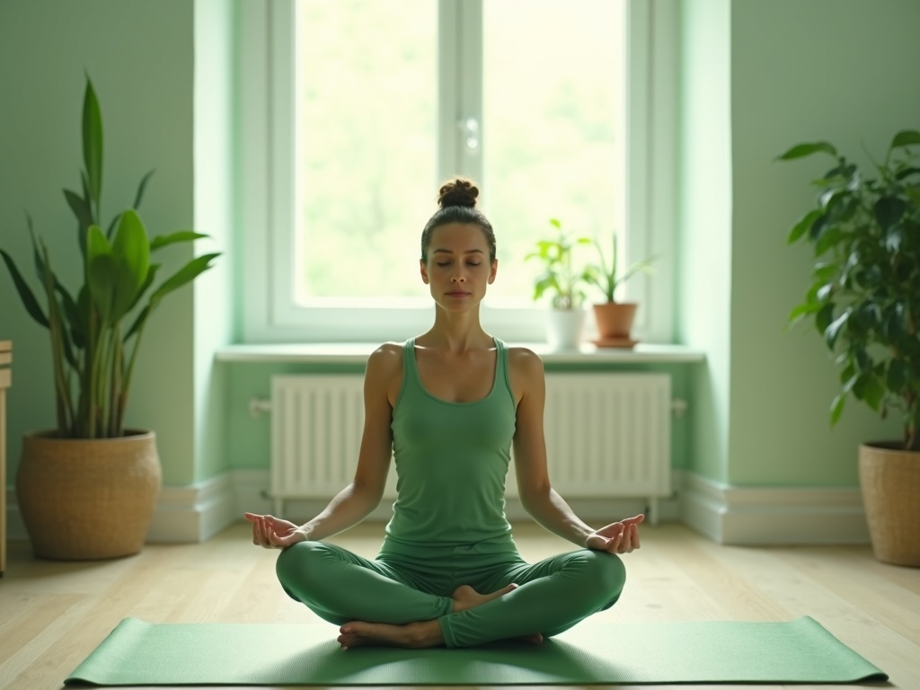 Deep breathing technique for calming nervousness and panic