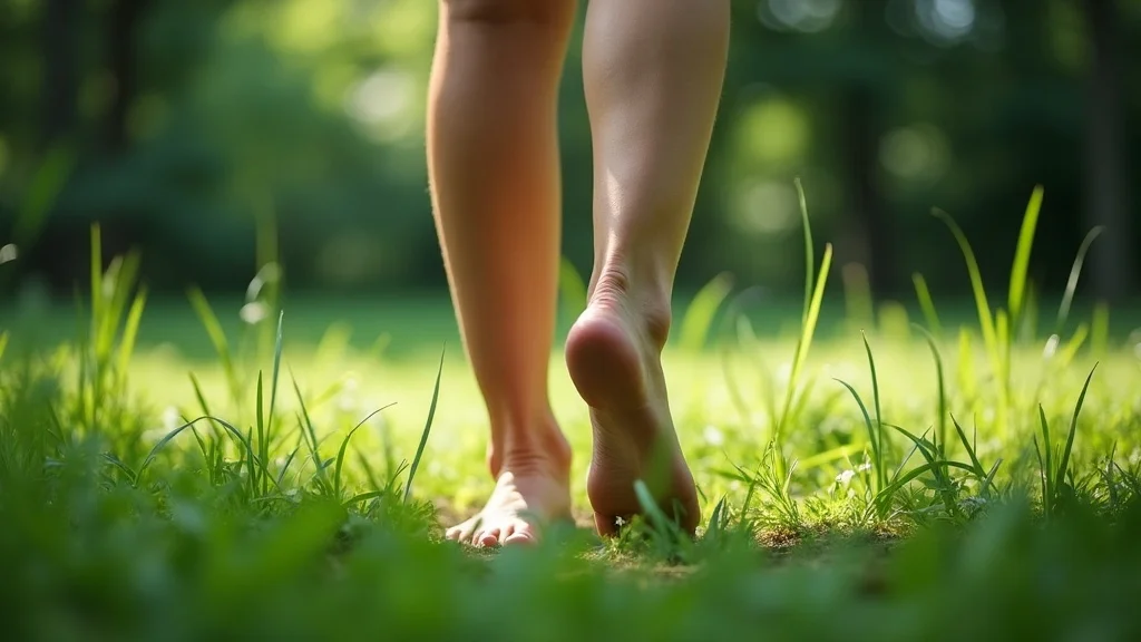 outdoor grounding practice during panic attack recovery