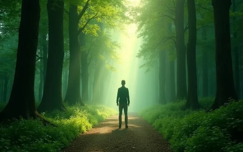 grounding technique for stopping panic attack outdoors in nature